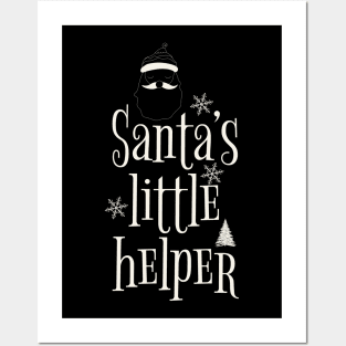 Santa's little helper Posters and Art